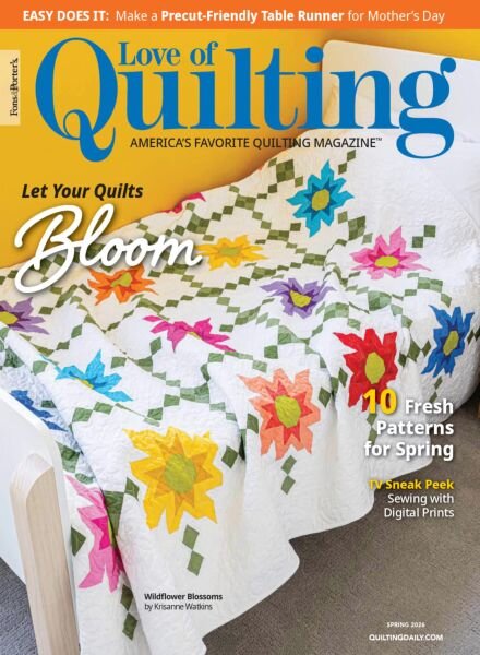 Fons & Porter’s Love of Quilting – Spring 2026 Cover