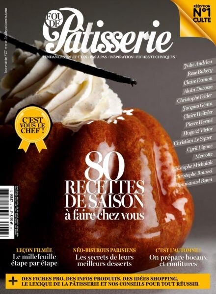 Fou de Patisserie – Hors-Serie – Fevrier-Avril 2026 Cover