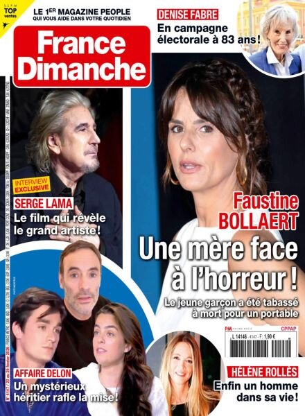 France Dimanche – 20 Fevrier 2026 Cover