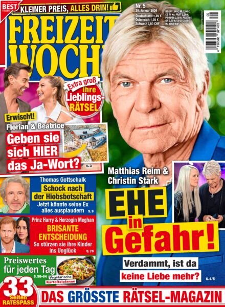 Freizeitwoche – 28 Januar 2026 Cover