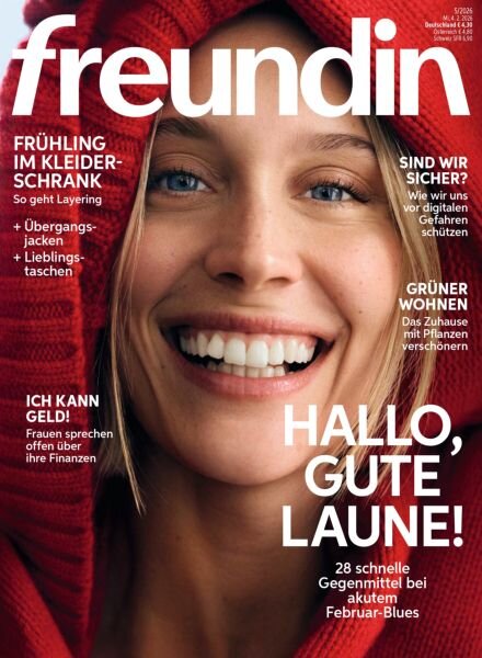 Freundin – 3 Februar 2026 Cover