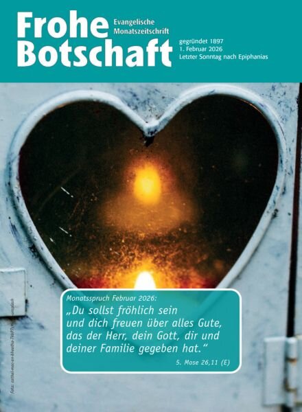Frohe Botschaft – 1 Februar 2026 Cover