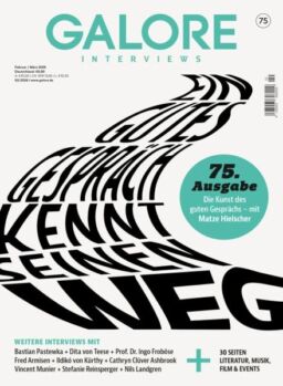 Galore Interviews – Februar-Marz 2026