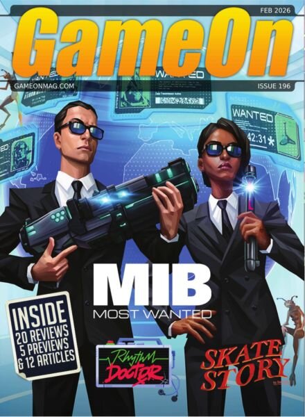 GameOn Magazine – Issue 196 February 2026 Cover