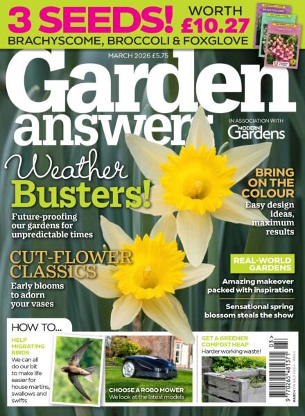 Garden Answers – March 2026 Cover