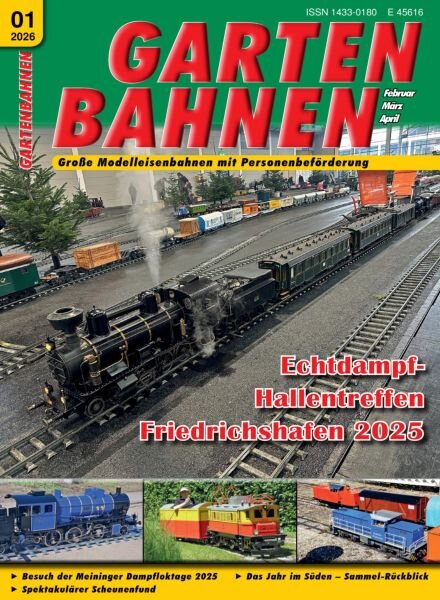 Gartenbahnen – Februar-Marz-April 2026 Cover
