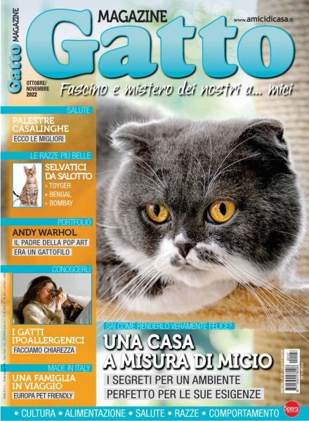 Gatto Magazine – Ottobre-Novembre 2022 Cover