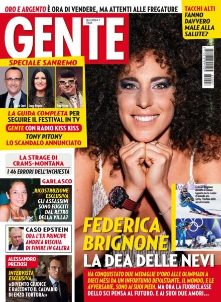 Gente Italia – 28 Febbraio 2026 Cover