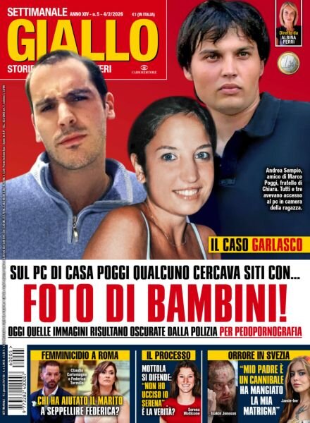 Giallo – 4 Febbraio 2026 Cover
