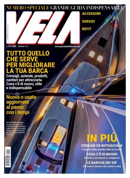 Giornale della Vela – Febbraio 2026 Cover