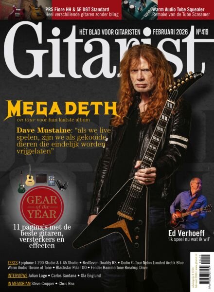 Gitarist Netherlands – Februari 2026 Cover