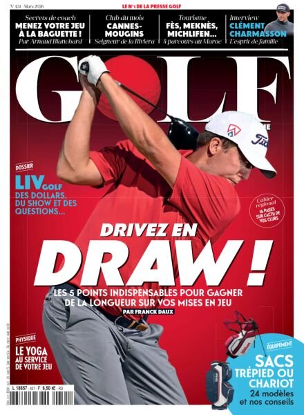 Golf Magazine France – Mars 2026 Cover