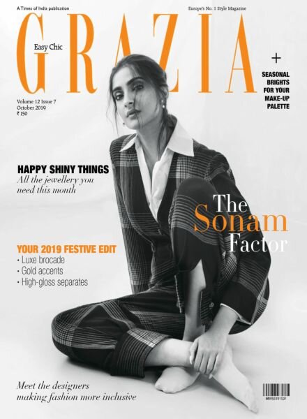 Grazia India – October 2019 Cover