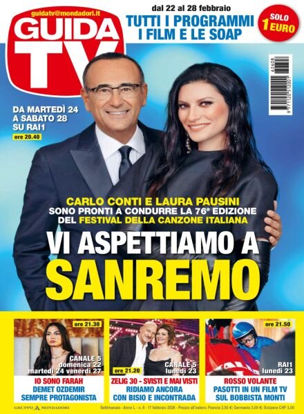 GuidaTV – 17 Febbraio 2026 Cover