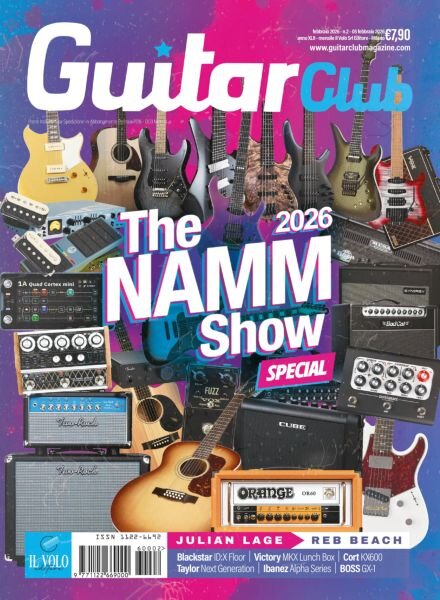 Guitar Club Magazine – Febbraio 2026 Cover
