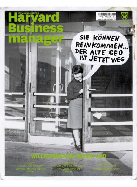 Harvard Business Manager – November 2024 Cover