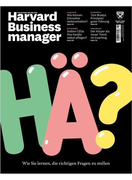 Harvard Business Manager – Oktober 2024 Cover