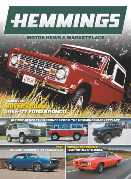 Hemmings Motor News – March 2026 Cover