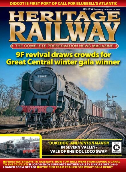 Heritage Railway – February 13 2026 Cover