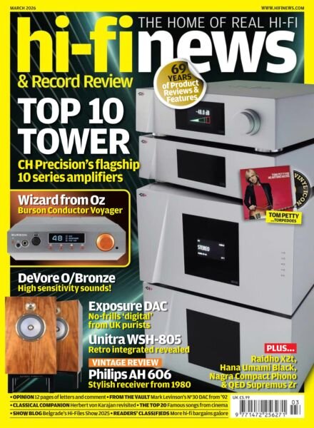 Hi-Fi News – March 2026 Cover