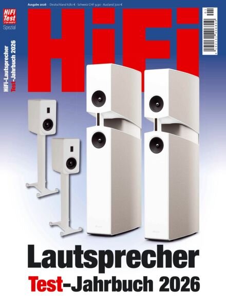 HiFi-Lautsprecher Test-Jahrbuch – Ausgabe 1 2026 Cover
