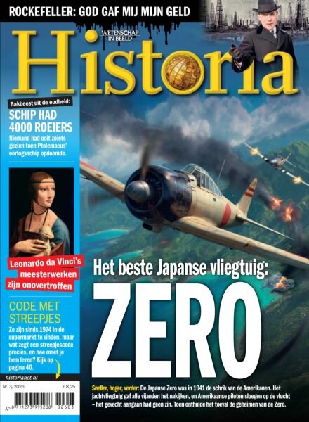 Historia Netherlands – Maart 2026 Cover