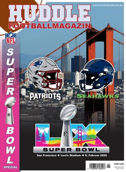 HUDDLE – Super Bowl 2026 Cover