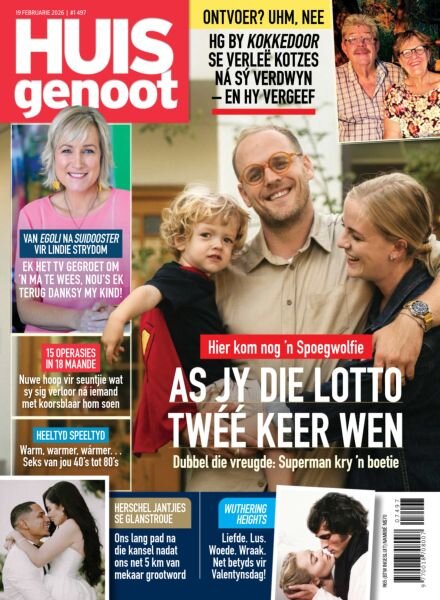Huisgenoot – 19 February 2026 Cover