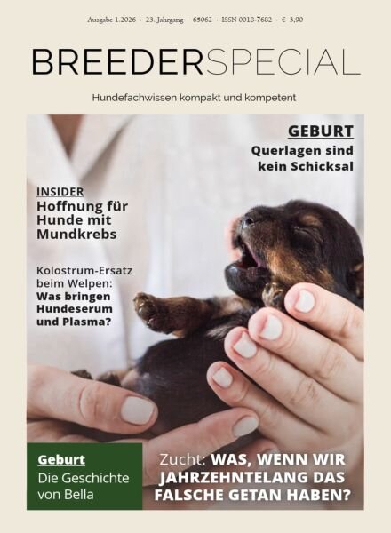 HundeWelt Breeder Special – Nr 1 2026 Cover