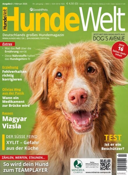 HundeWelt – Februar 2026 Cover