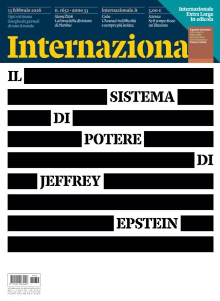 Internazionale – 13 Febbraio 2026 Cover