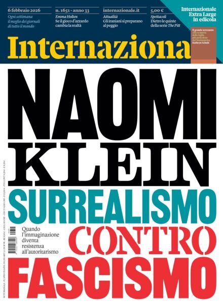 Internazionale – 6 Febbraio 2026 Cover