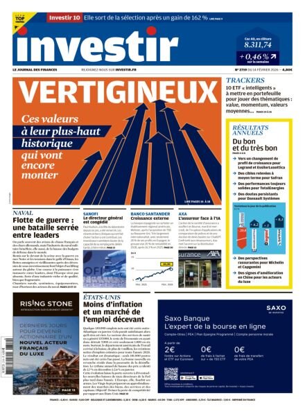 Investir – 14 Fevrier 2026 Cover