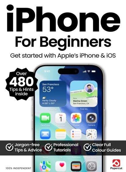 iPhone For Beginners – March 2026 Cover