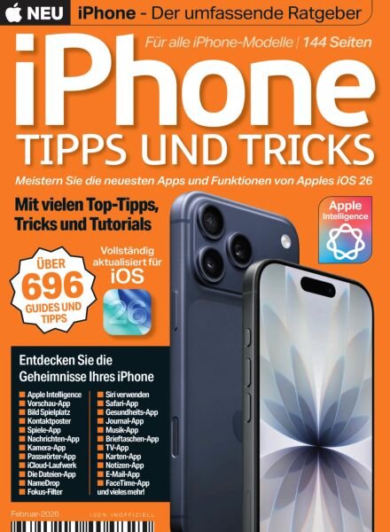 iPhone Guides Tipps und Tricks – Februar 2026 Cover