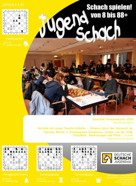 JugendSchach – Februar 2026 Cover