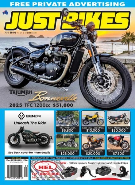 Just Bikes – February 2026 Cover