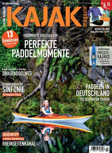 kajak-Magazin – Februar 2026 Cover