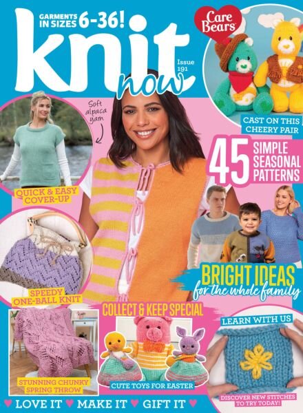 Knit Now – Issue 191 2026 Cover