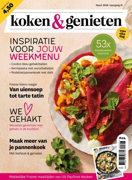 Koken & Genieten – Maart 2026 Cover
