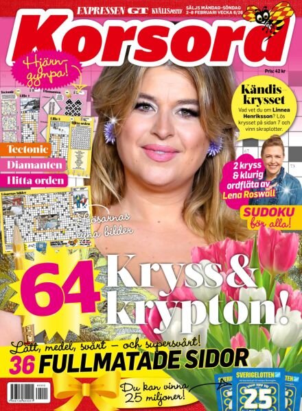 Korsord – 2 Februari 2026 Cover