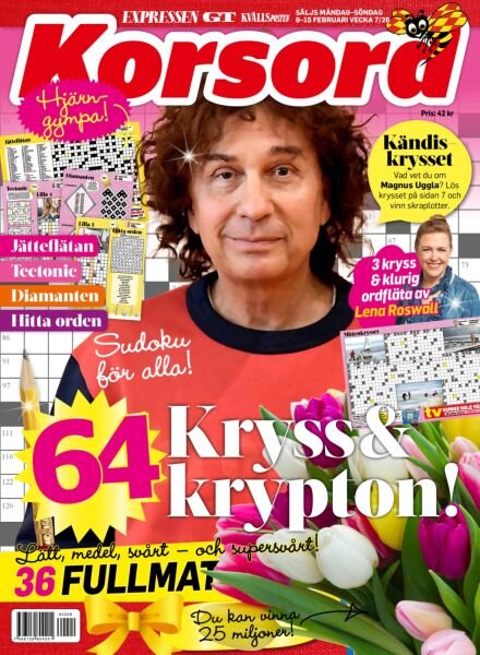 Korsord – 9 Februari 2026 Cover