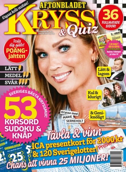 Kryss & Quiz – 2 Februari 2026 Cover