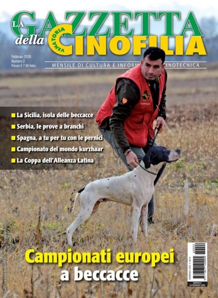 La Gazzetta Della Cinofilia Venatoria – Febbraio 2026 Cover