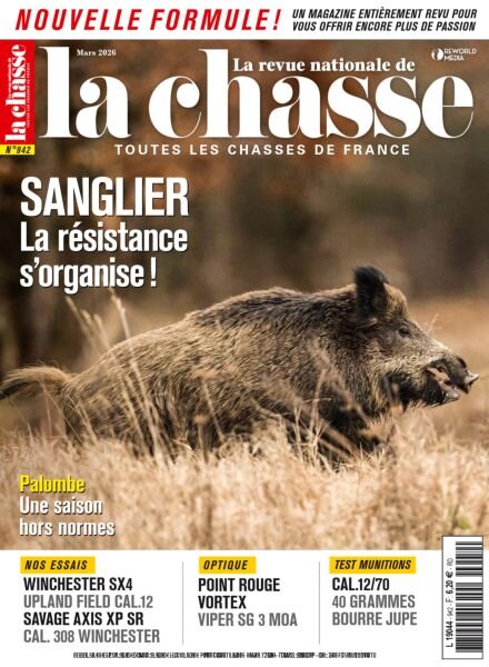 La Revue nationale de La chasse – Mars 2026 Cover