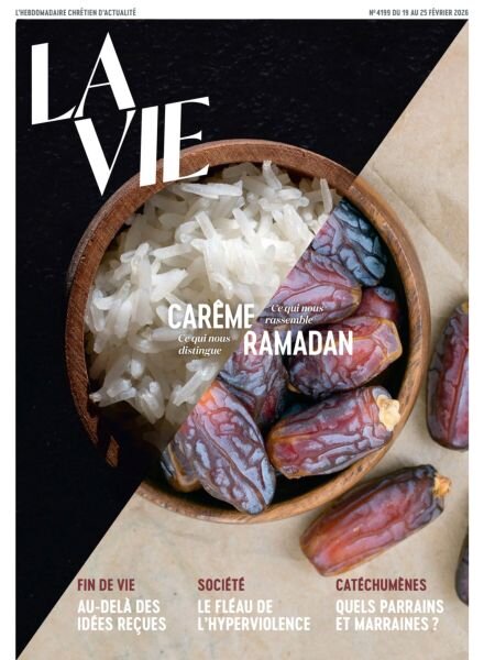 La Vie – 19 Fevrier 2026 Cover