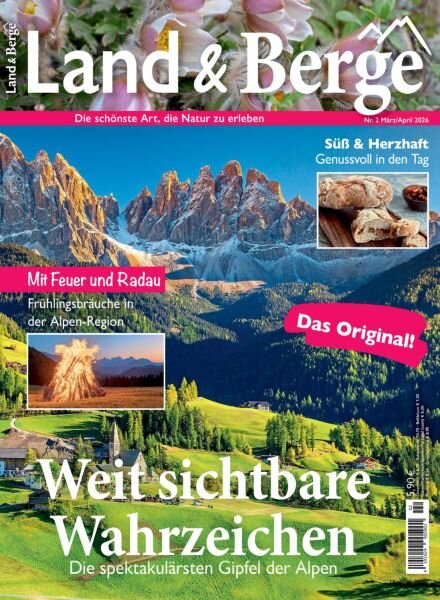 Land & Berge – Februar 2026 Cover