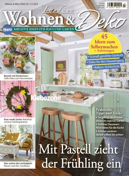 LandIDEE Wohnen & Deko – Februar-Marz 2026 Cover
