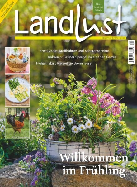Landlust Magazin – Marz-April 2026 Cover