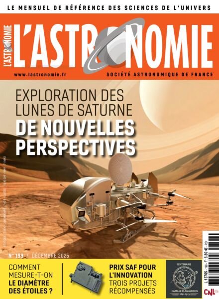 L’Astronomie – Decembre 2025 Cover